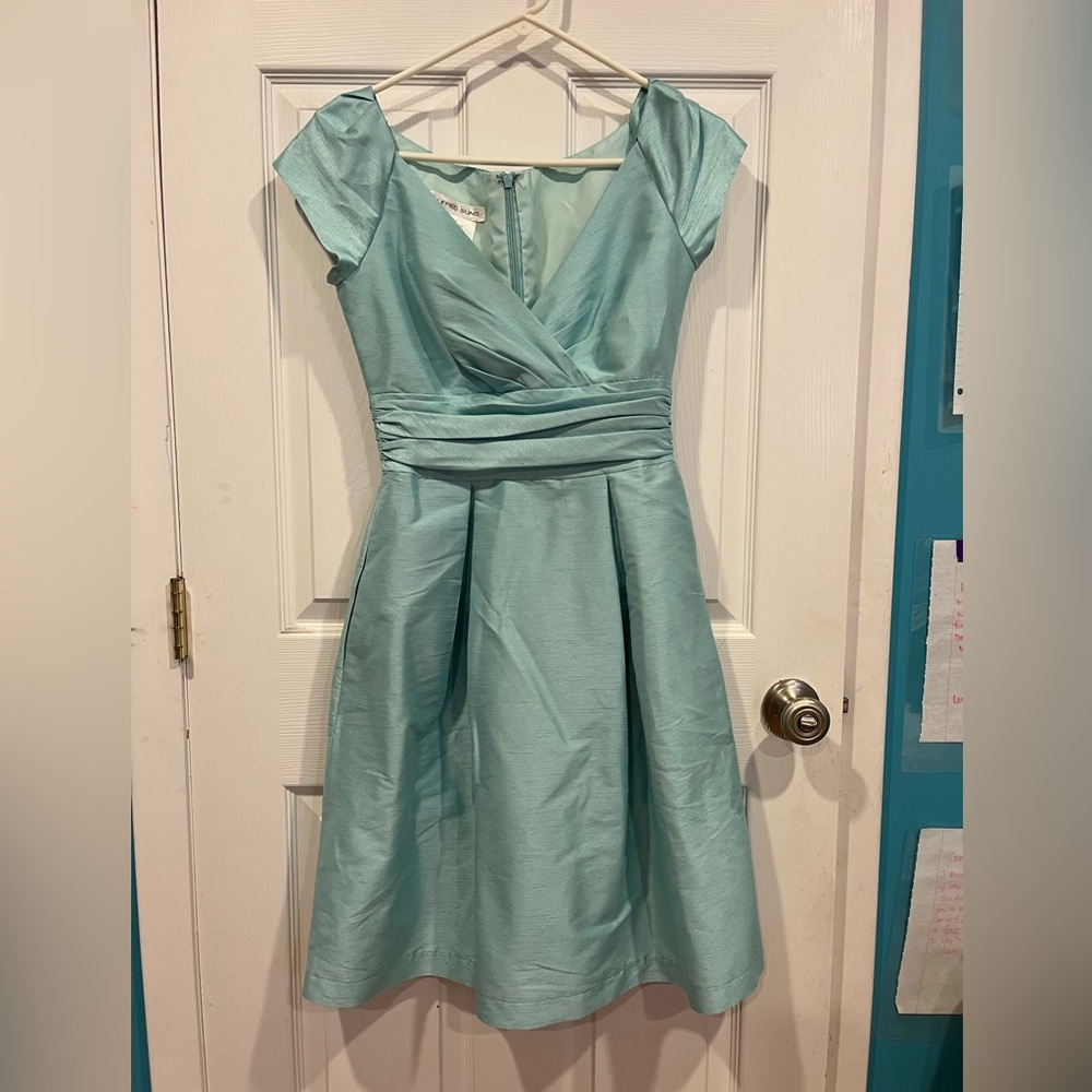ALFRED SUNG Seaside Blue Dress